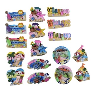 EZแม่เหล็กติดตู้เย็นเรซิ่นลายทะเล Thailand Beach Collection