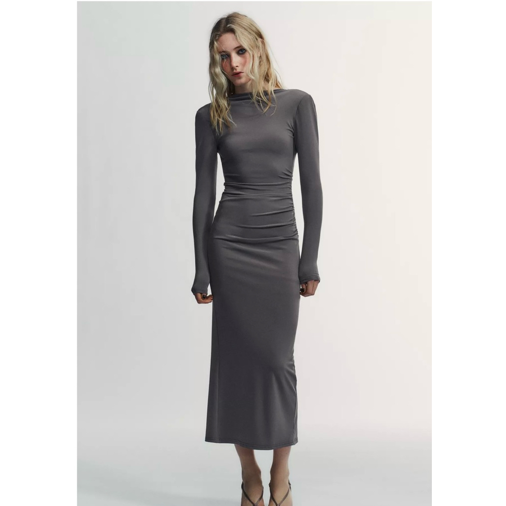 เดรสยาว midi dress Zara