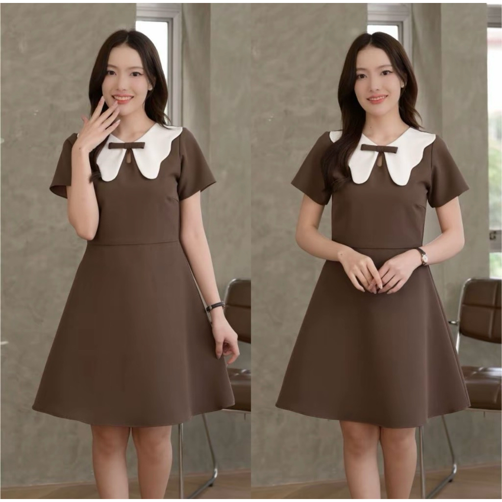 ส่งต่อเดรส Everyday ‘s Runway รุ่น Alice สีน้ำตาล