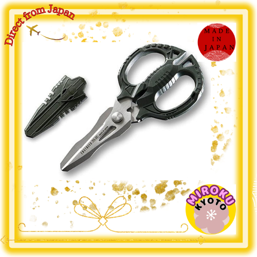 กรรไกร Engineer Tetsuwan GT พร้อมปลอก สีเขียว รุ่น PH-55 ใบมีด: สแตนเลสชนิดพิเศษสำหรับเครื่องมือตัด 