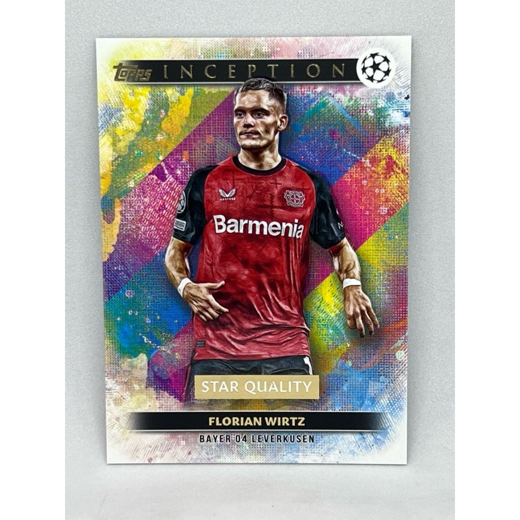การ์ดฟุตบอล Topps Inception 2024 - 2025 Florian Wirtz Base
