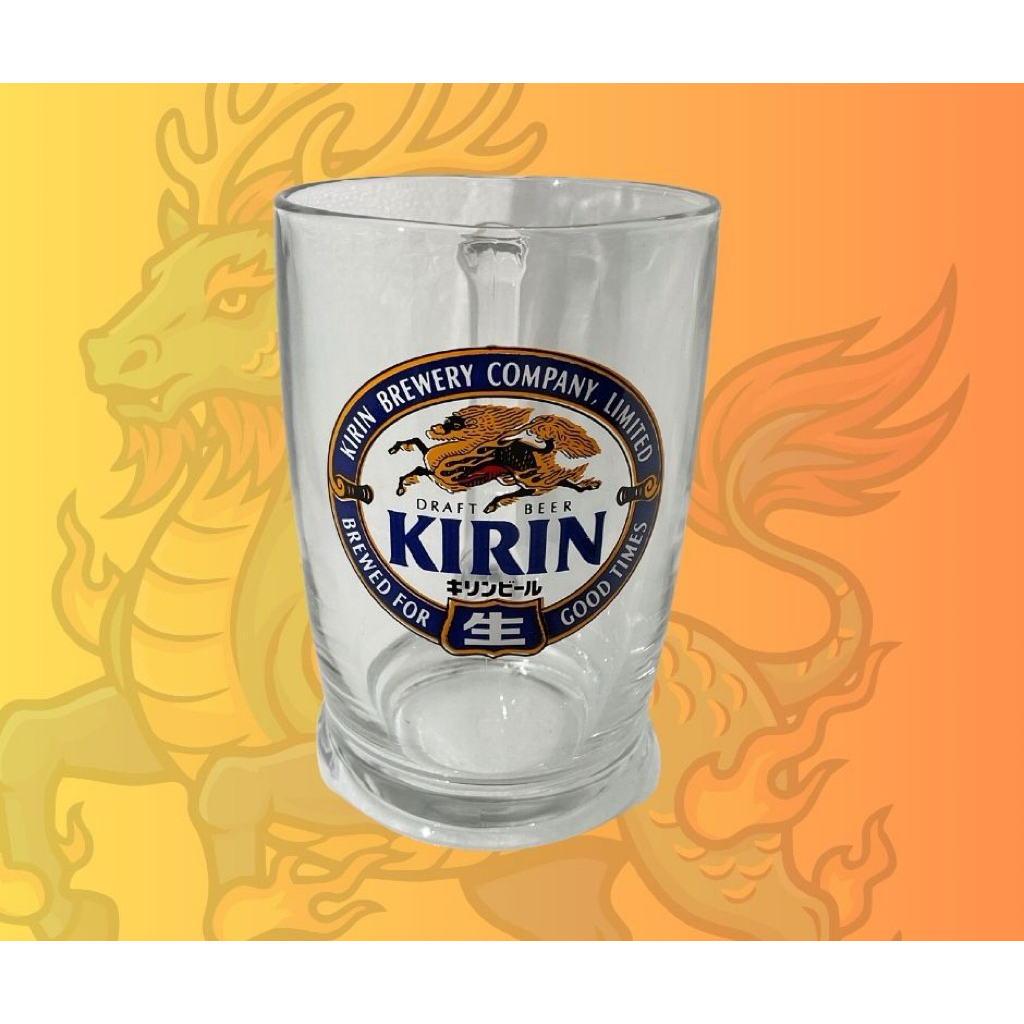 🍺 KIRIN ORIGINAL MUG แก้วเบียร์ KIRIN มีหูจับ