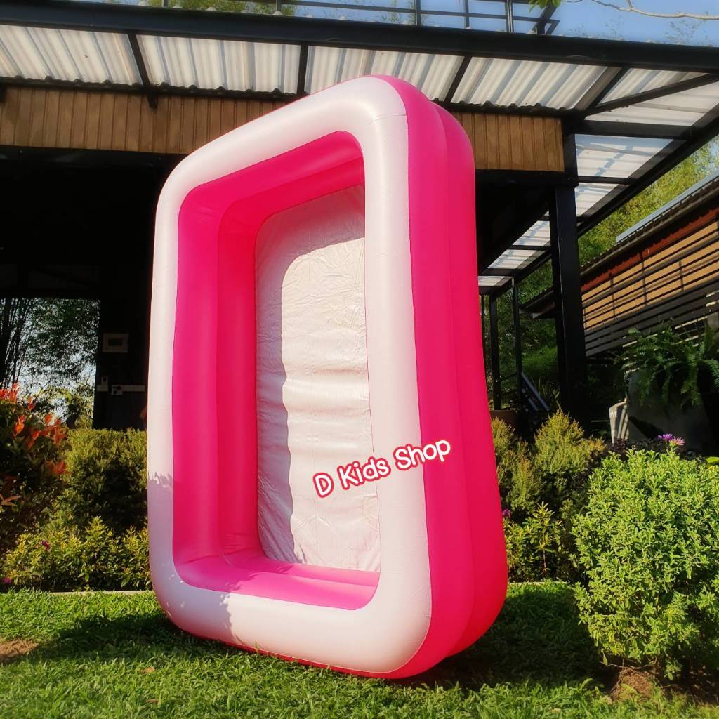 FP10🔥ตรงปก พร้อมส่งจากไทย🔥 สระว่ายน้ำ ขนาดใหญ่ 2 เมตร 200*150*50 cm.