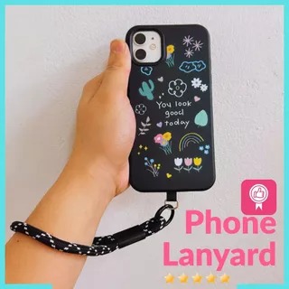 สายคล้องโทรศัพท์ 17cm แถมแผ่นรอง สายคล้องมือ แข็งแรง สไตล์เกาหลี มีให้เลือกหลายสี