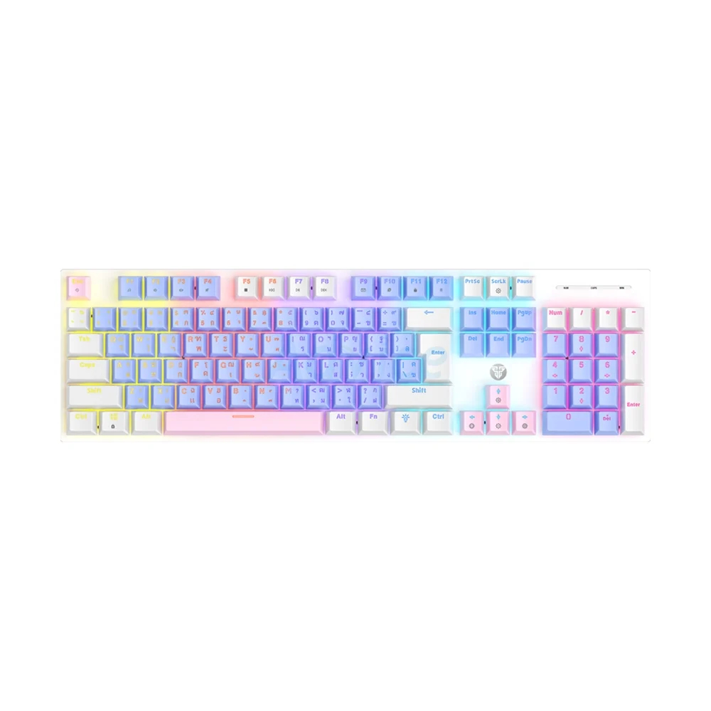 KEYBOARD FANTECH MK889 PRO WHITE PURPLE (BLUE SWITCH)