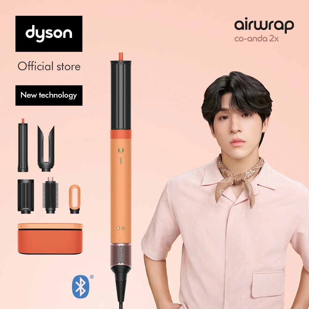 (New) Dyson Airwrap Co-anda2x™ multi-styler and dryer (Ceramic Apricot) อุปกรณ์จัดแต่งทรงผม ไดสัน สีเซรามิก แอปริคอต