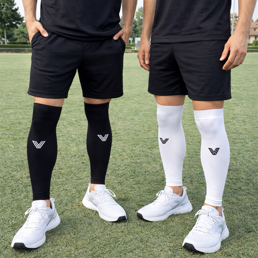 ถุงเท้าตัดข้อ ผู้ใหญ่ Victory Calf Sleeves 9 สี - รูปที่ 4