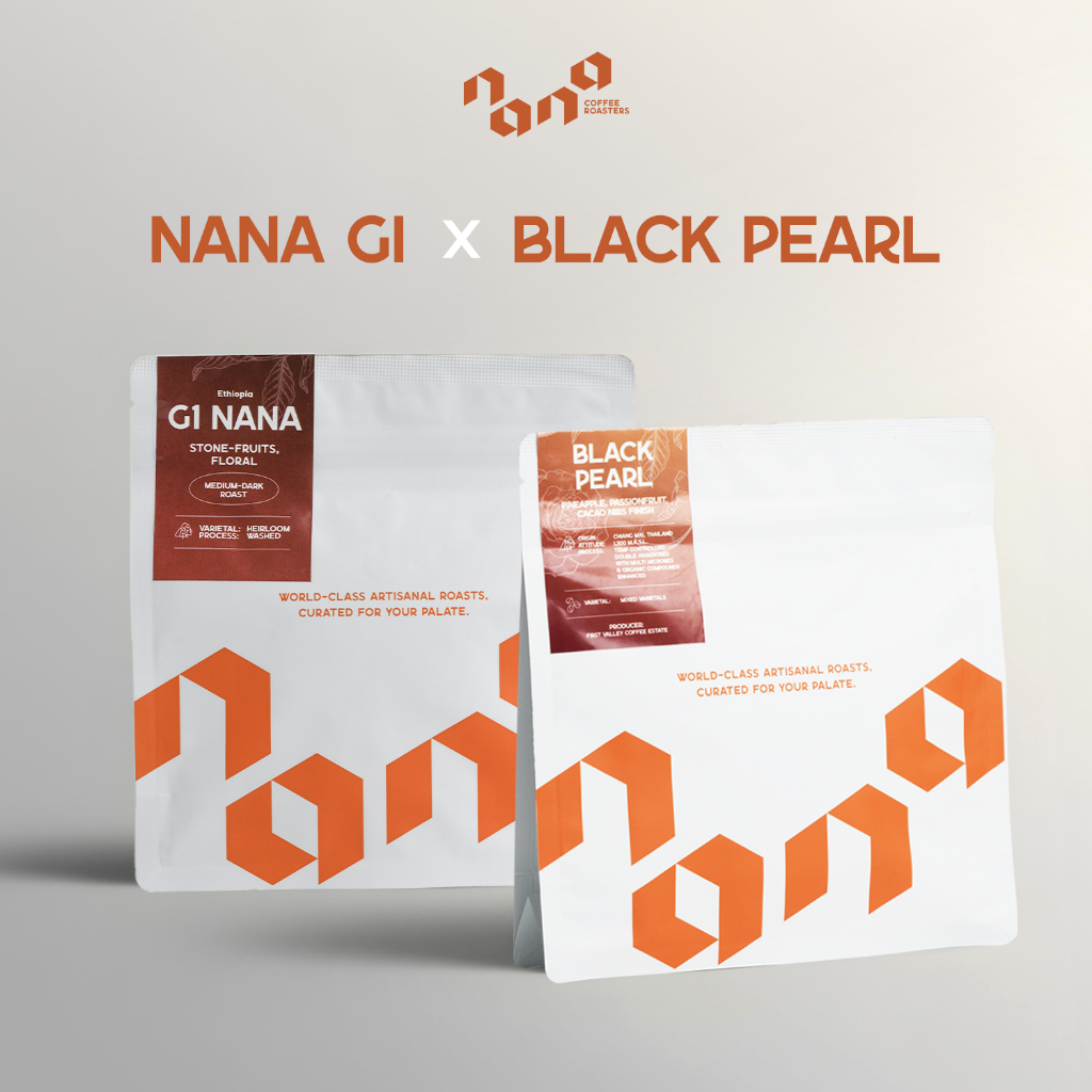 Nana Coffee Roasters - Nana G1 x Black Pearl - เซ็ตเมล็ดกาแฟคั่วอ่อน คั่วเข้ม