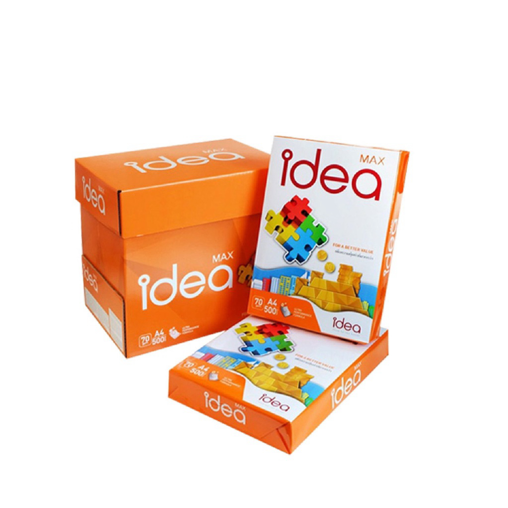 กระดาษ a4 idea max ( กระดาษถ่ายเอกสาร )