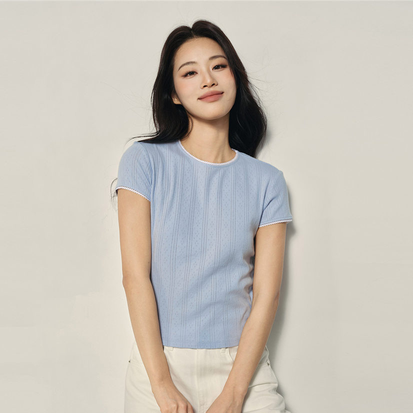 GIORDANO (Korea Collection) เสื้อยืดผู้หญิง Women's Cotton Regular Tee 05326559