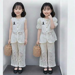 ชุดลูกไม้เด็ก 🔥งานป้าย ผ้าดี 🔥เสื้อผ้าแฟชั่นเด็ก ชุดผ้าลูกไม…