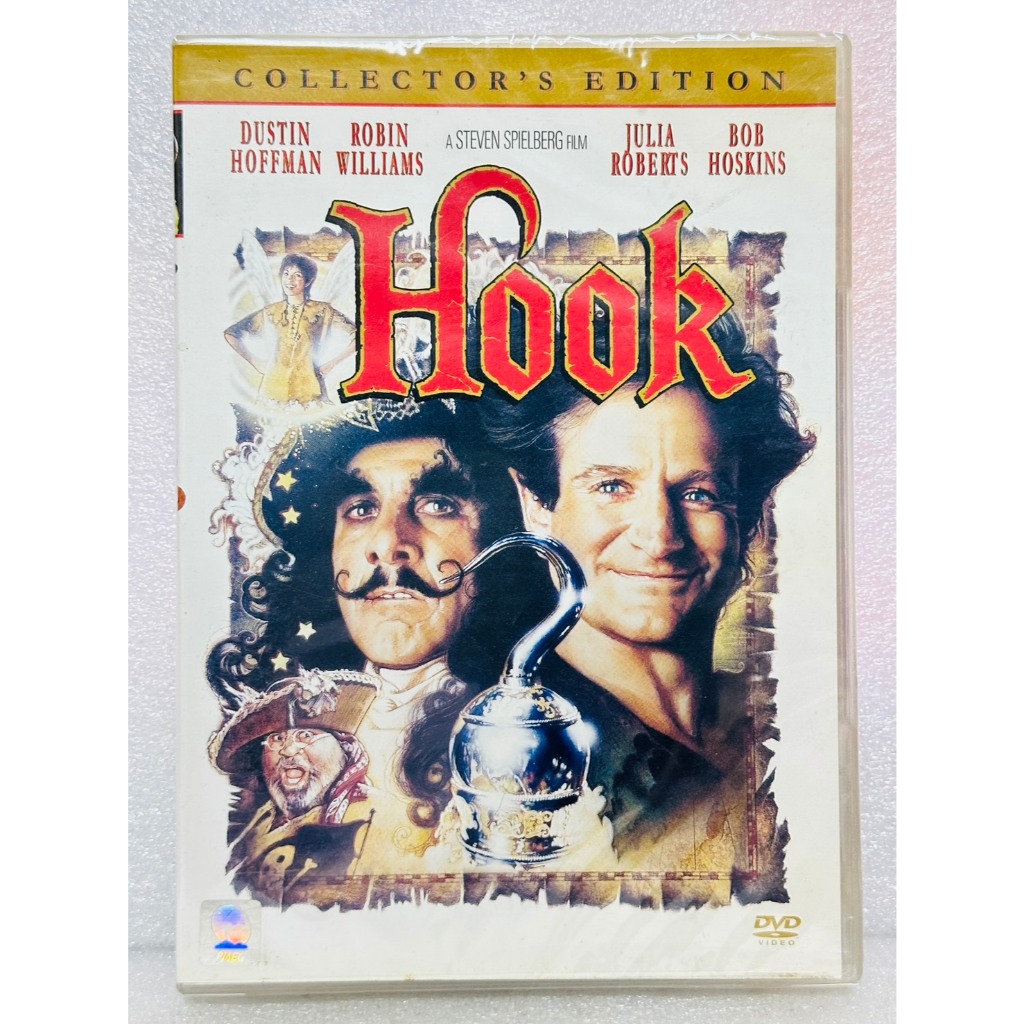 DVD : Hook (1991) ฮุค อภินิหารนิรแดน " Dustin Hoffman, Robin Williams, Julia Roberts "