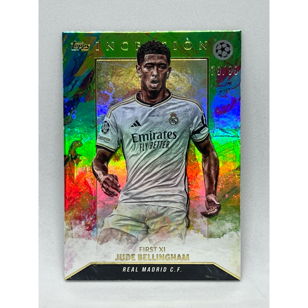 การ์ดฟุตบอล Topps Inception 2023 - 2024 Jude Bellingham /99