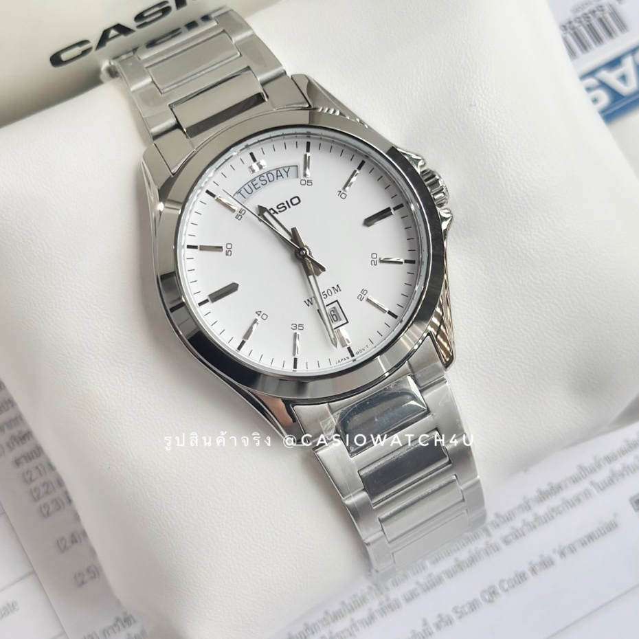 CASIO นาฬิกาข้อมือผู้ชาย รุ่น MTP-1370D-7A3 / MTP-1370 / MTP-1381 รับประกันศูนย์เซ็นทรัล cmg