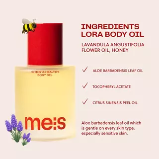 Body Oil ตัวหอม Perfume Body Oil กลิ่นผู้ดี หอมละมุนติดผิว 8-12 ชม. ผิวโกลว์ บำรุงชุ่มชื้น Aloe Oil | MEIS 50ml