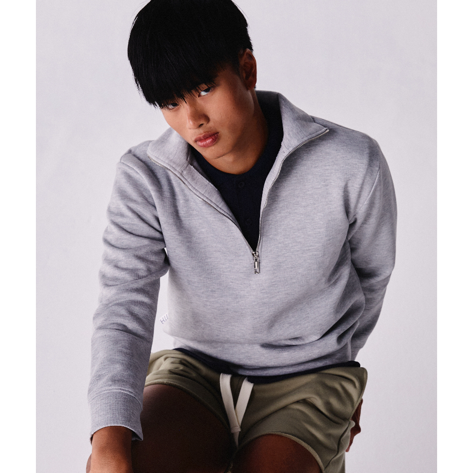 Pmith - Reid Sweatzip Grey