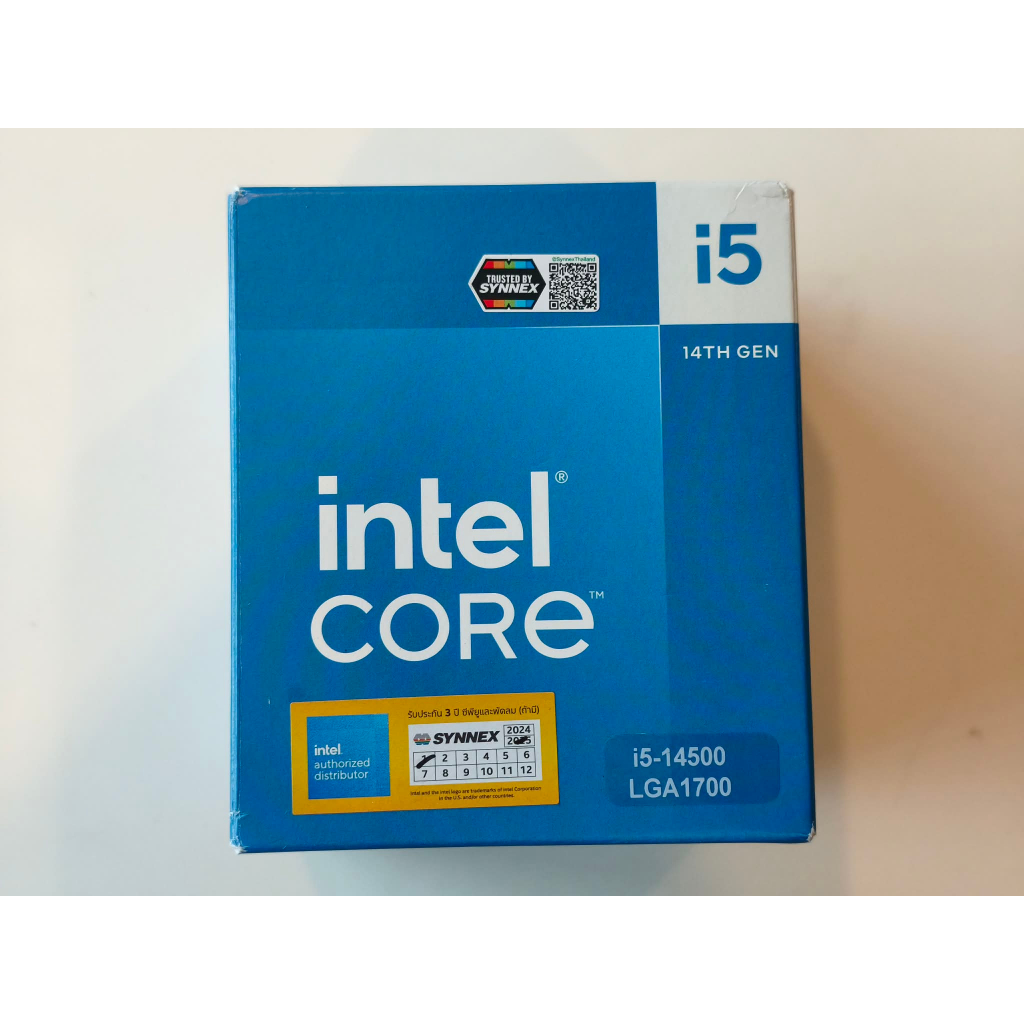 CPU (ซีพียู) INTEL CORE I5-14500 (SOCKET LGA 1700) มือสอง ประกันศูนย์ไทย ครบกล่อง