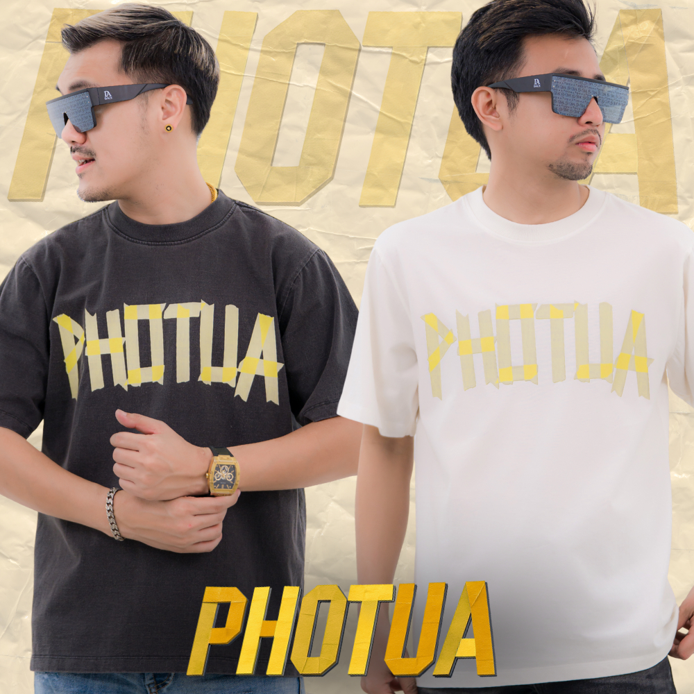 เสื้อ PHOTUA P08 TAPE THEORY (Washed Edition) 🩹💛