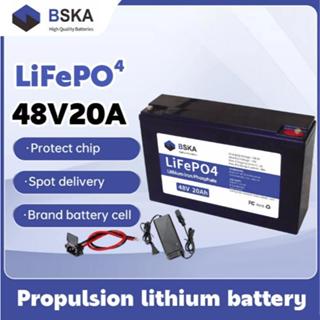 แบตเตอรี่ลิเธียม LiFePO4 BSKA 48V 20Ah พร้อมที่ชาร์จ (สำเร็จ…
