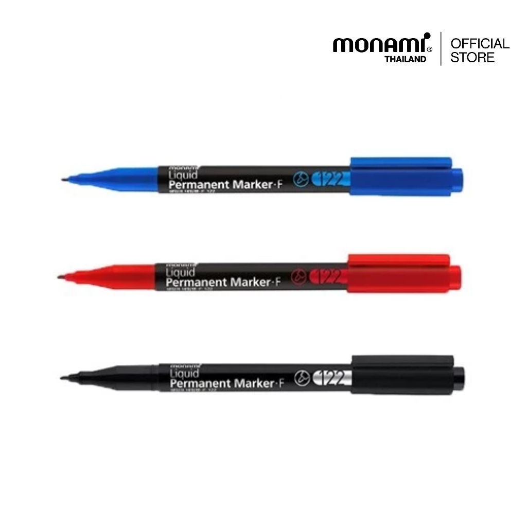 SigmaFlo Liquid Permanent Marker F122 ปากกามาร์คเกอร์ ซิกม่าโฟวล์ ลิควิด 122 เส้นเล็ก