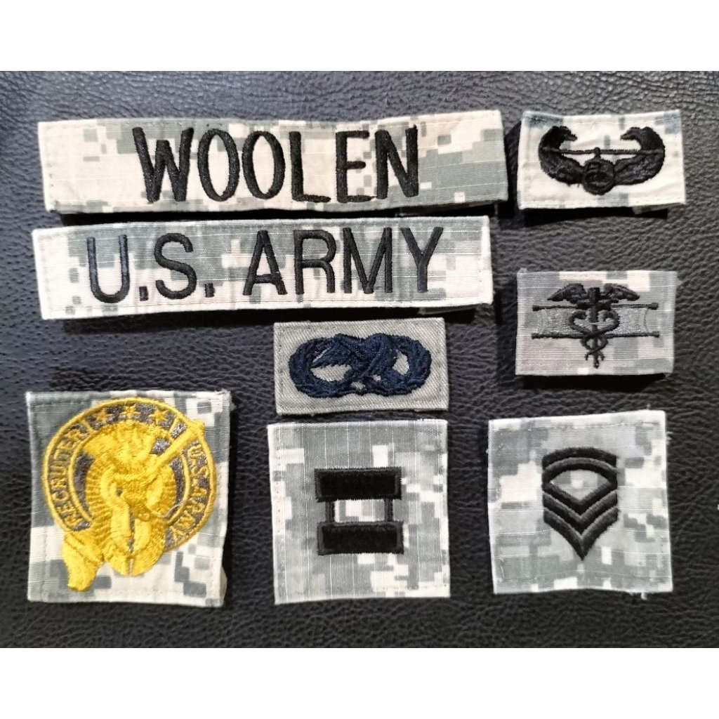 อาร์มสำหรับติดเสื้อลายACU(Army Combat Uniform)