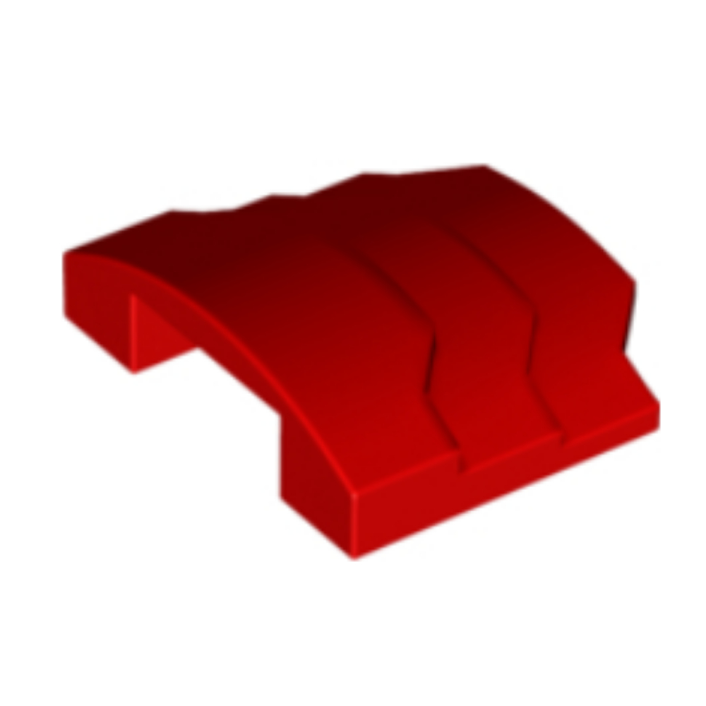 [542] ชิ้นส่วนเลโก้ Lego Part Wedge 4 x 3 No Studs Stepped (66955) ราคา/ชิ้น