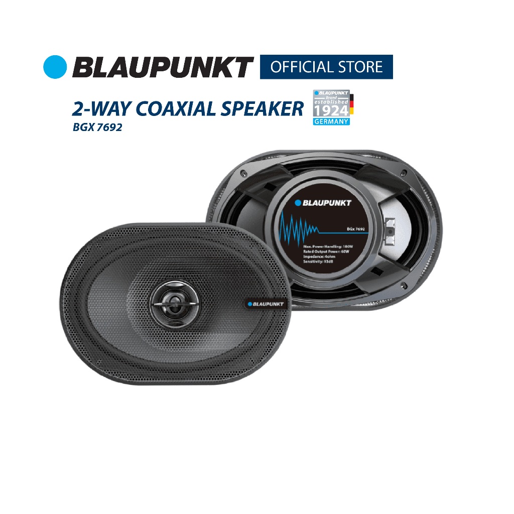 BLAUPUNKT ลำโพงรถยนต์ระบบเสียง 2 ทาง 6x9 นิ้ว Coaxial Speaker รุ่น BGX7692