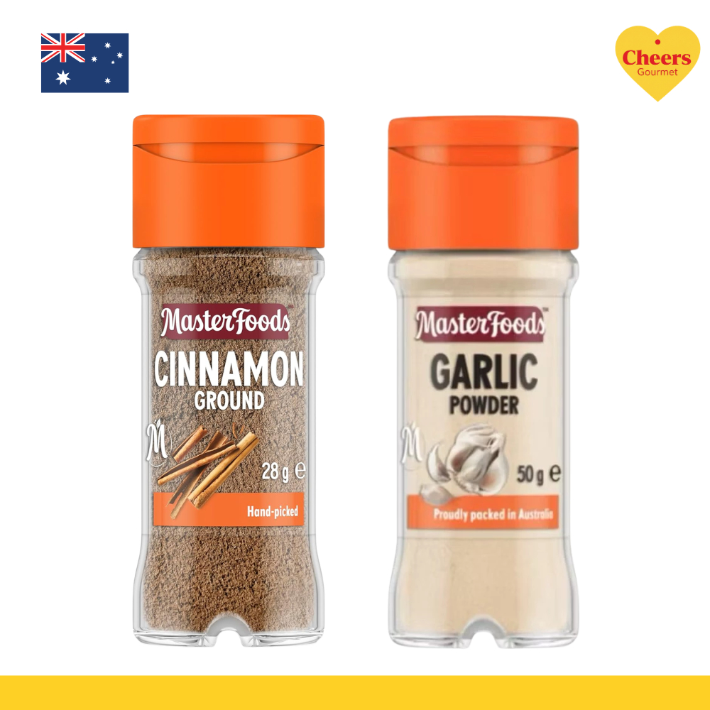 MasterFoods Garlic Power / Cinnamon round ผงปรุงรส  ผงอบเชย ผงกระเทียม มาสเตอร์ฟู้ดส์