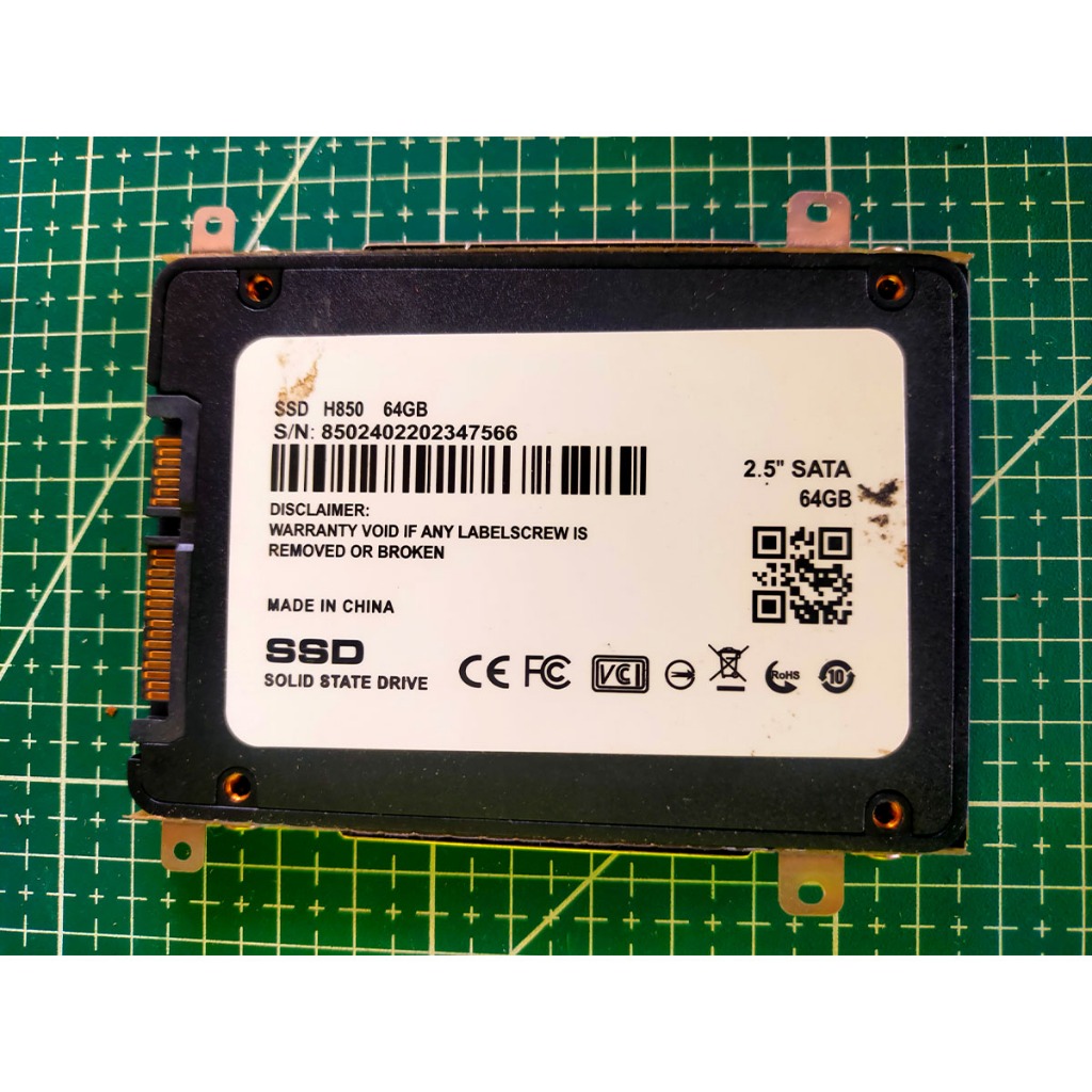 SSD 64GB SATA (มือสอง)