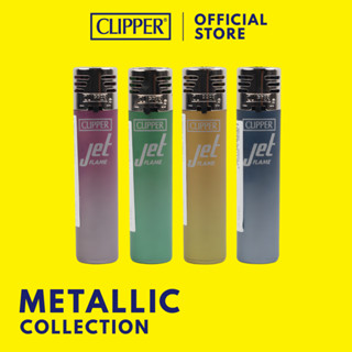 ไฟแช็ค คลิปเปอร์ Clipper Lighters Jet Flame Metallic Gradien…