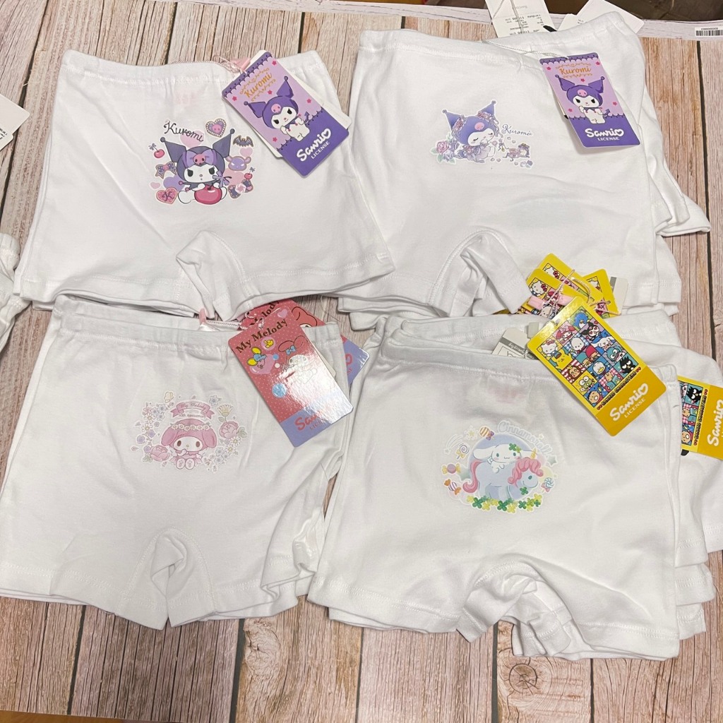Sanrio  [02/02] เด็กเล็ก กางซับใน / กางเกงกันโป้ ไซด์ 90 / 95 /100 ของแท้ ใหม่ พร้อมส่ง