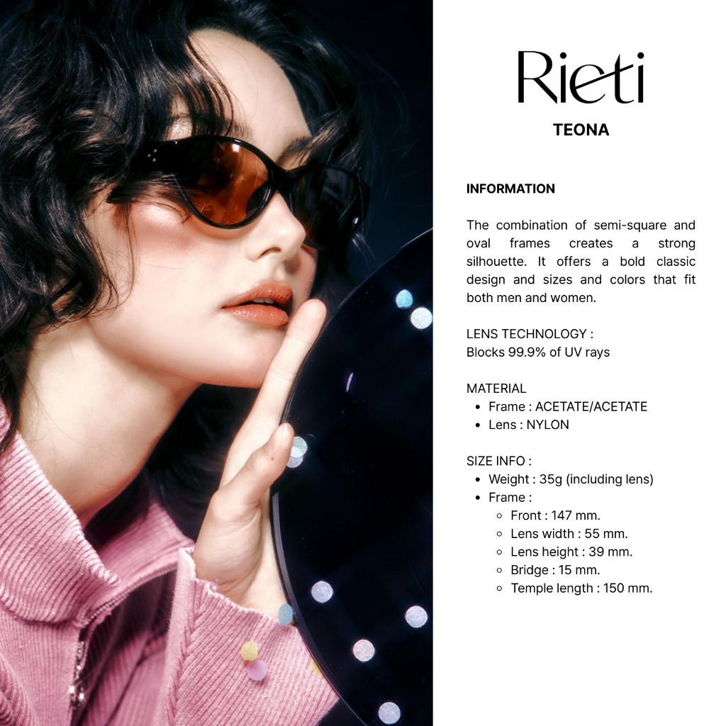 แว่นตา Rieti รุ่น TEONA แว่นกันแดด (RTI51SU4052U) รูปที่ 7
