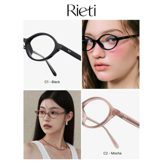 [ส่งด่วน ได้รับภายใน 4 ชม.] Rieti ERICA แว่นกรองแสงแท้ กรองแสงสีฟ้า ถนอมสายตา (RTI51GL1018U)