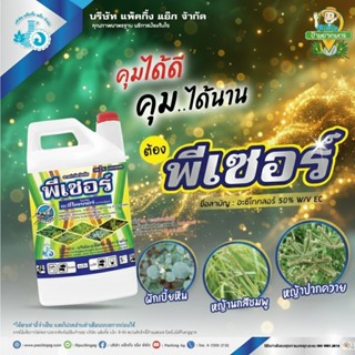 พีเซอร์ 4 ลิตร‼️4 แกลลอน‼️อะซีโทคลอร์ สูตร น้ำม่วง ยาคุมหญ้า…