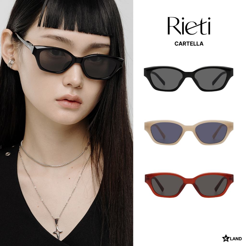 [ส่งด่วน ได้รับภายใน 4 ชม.] แว่นตา Rieti รุ่น CARTELLA แว่นกันแดด แวานกรองแสง (RTI51SU4038U)