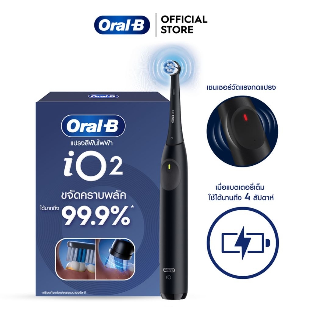 Oгаl-В ออรัลบี แปรงสี่ฟันไฟฟ้า ไอโอ2 Electric Toothbrush102
