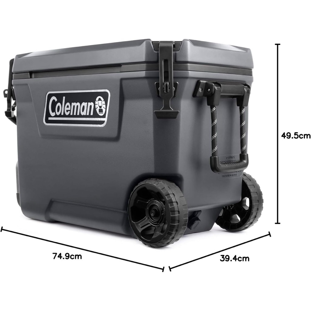 ถังน้ำแข็งColeman Convoy Series 65-Quart Cooler Portable Cooler ออกแบบมาให้เคลื่อนย้ายง่าย ราคา ถูกที่สุด ดีลบีเคเค แกลเลอรีภาพที่ 3