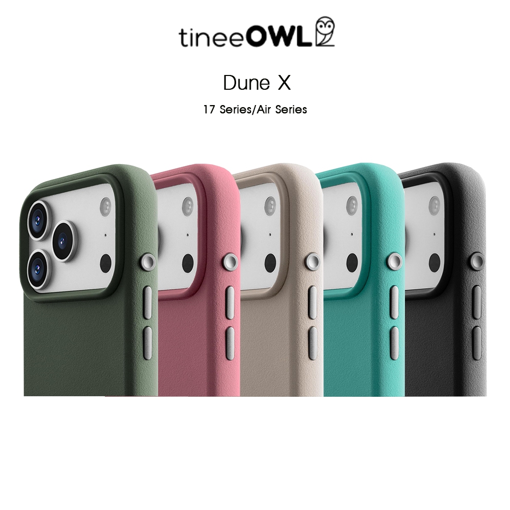 TINEEOWL Dune X เคสแบบคลุมปุ่มCameraControlกันกระแทกเกรดพรีเมี่ยม เคสสำหรับ iPhone17/Air/17Pro/17Promax