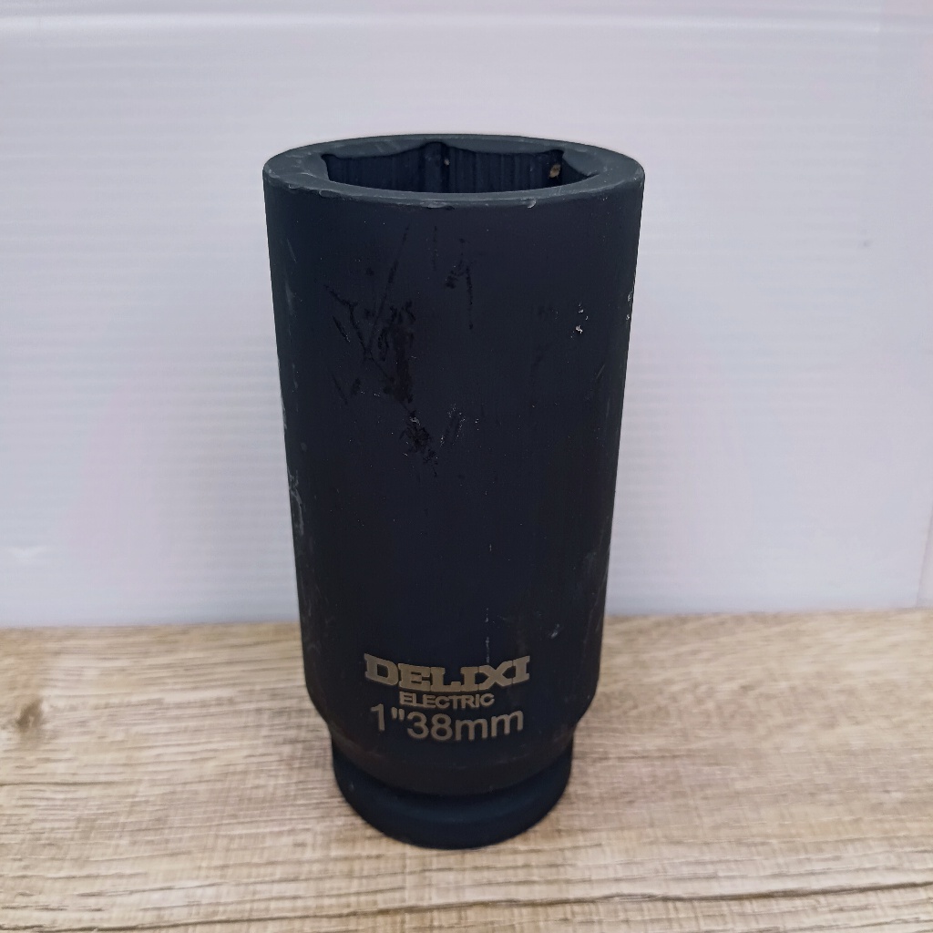 ลูกบล็อกดำยาว 1 นิ้ว (ยาวพิเศษ 120 มม.) สำหรับงานหนัก เบอร์  38 - รูปที่ 2