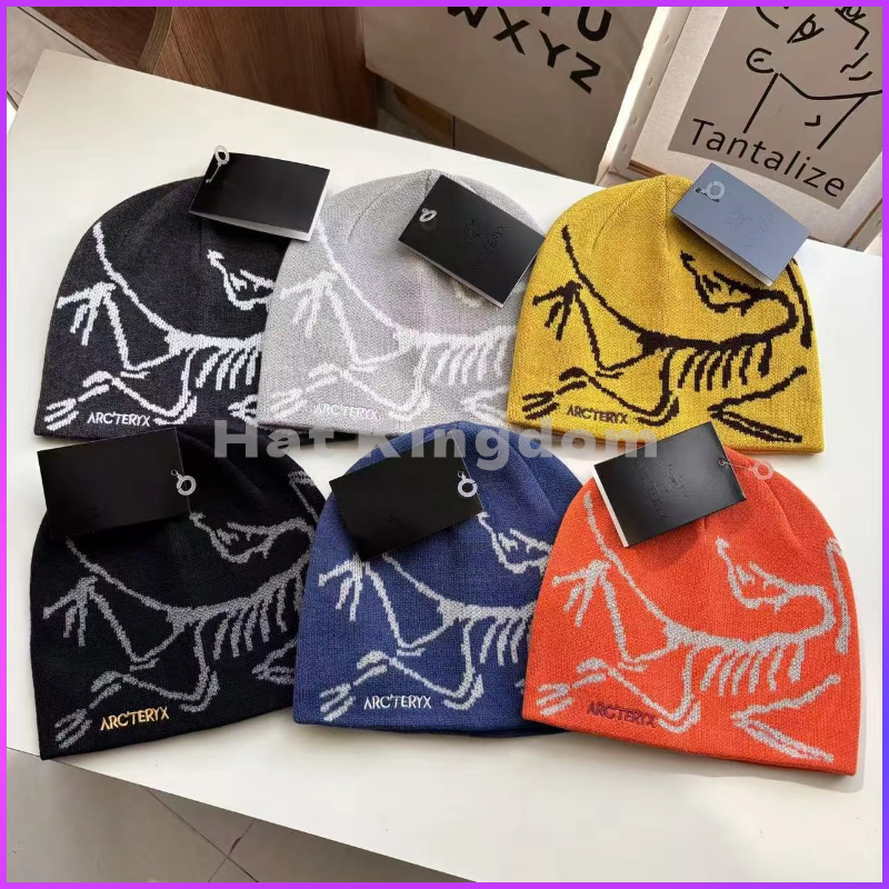 Arcteryx หมวกถักนิตติ้ง แฟชั่นกลางแจ้ง ให้ความอบอุ่น ผู้ชายและผู้หญิง หมวกบีนนี่