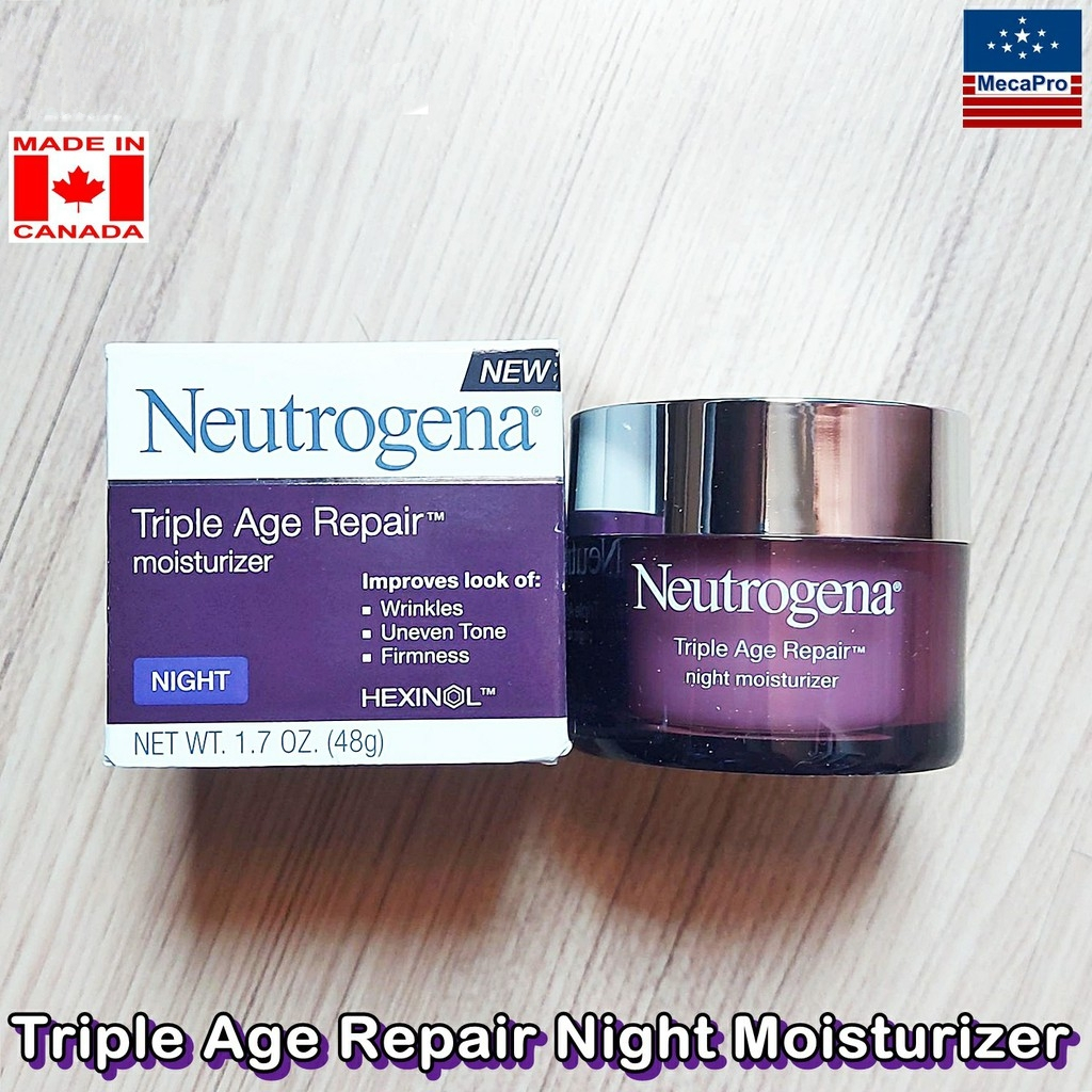 Neutrogena® Triple Age Repair Night Moisturizer 48g นูโทรจีนา มอยเจอร์ไรเซอร์ ไนท์ครีม