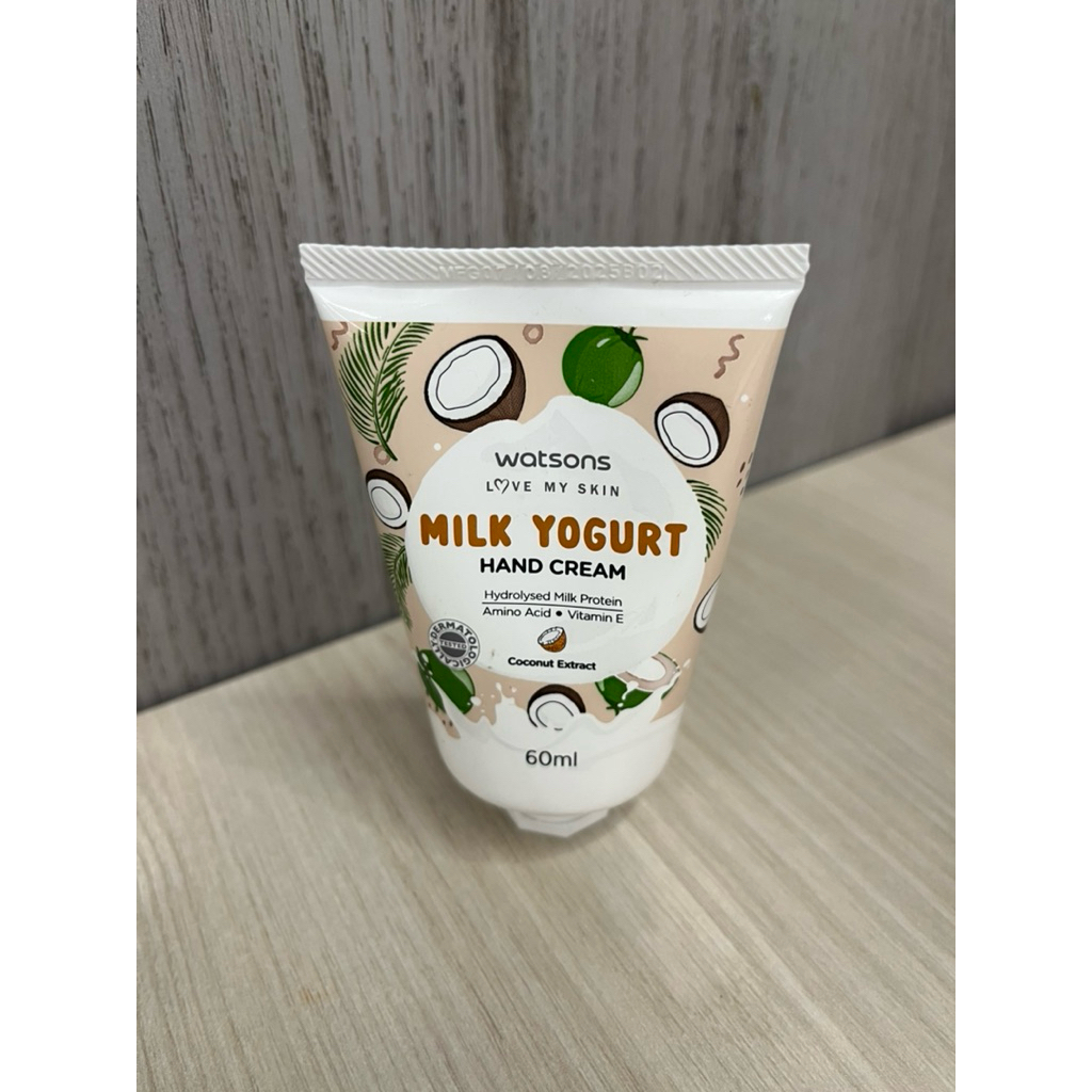 ครีมทามือ milk yogurt พกพา กลิ่น coconut