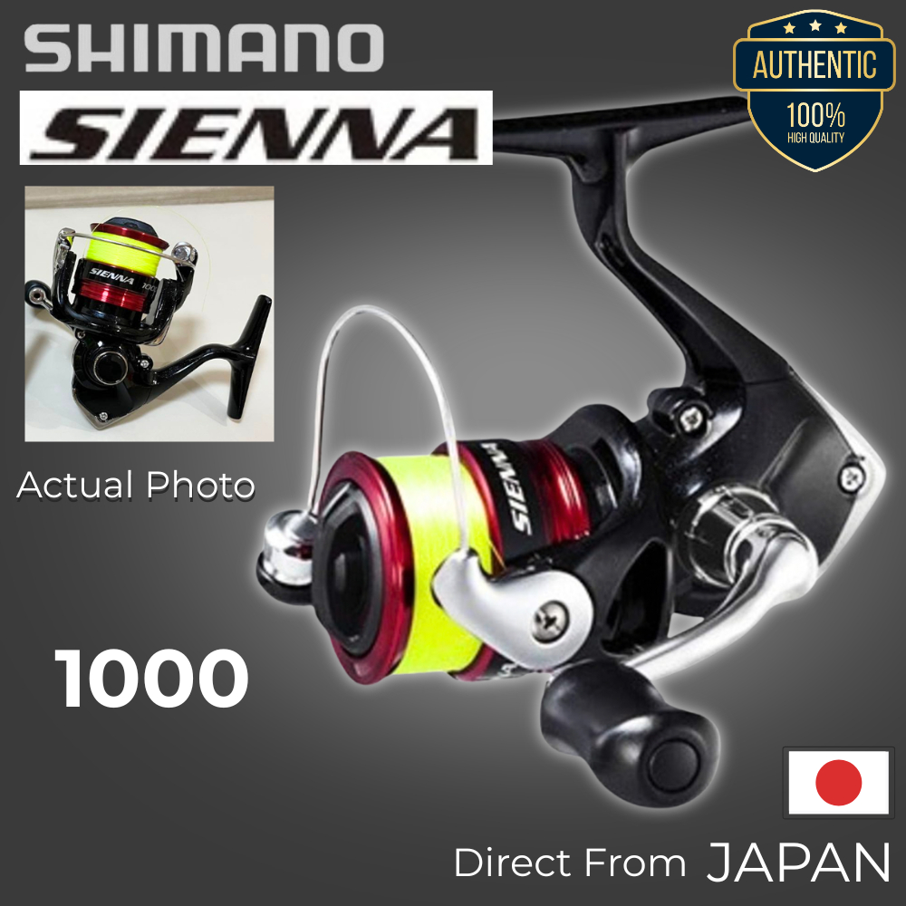 【Direct From Japan】Shimano 19 Sienna 1000 Reel  100m Line (Size 2) for Ajing & Trout