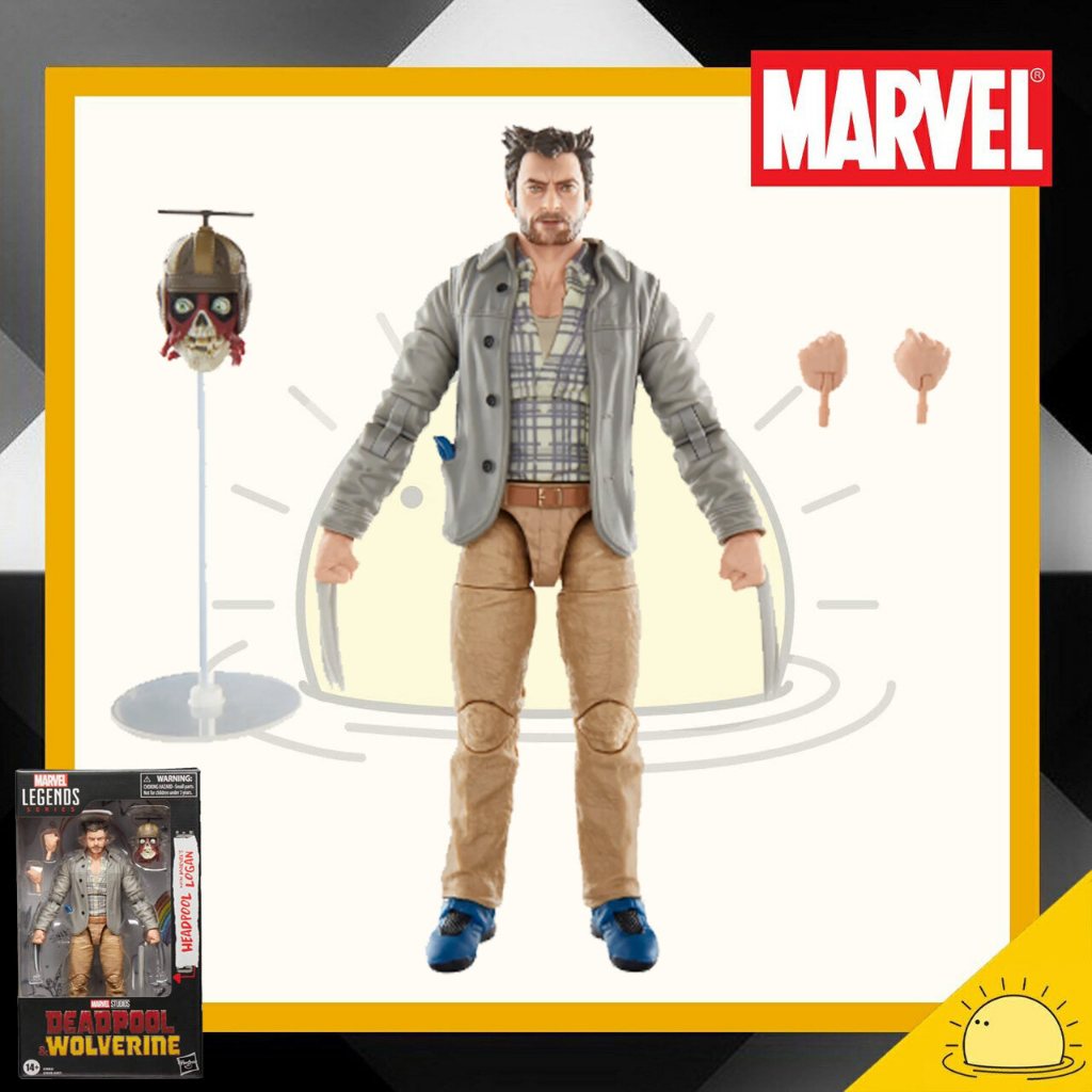 Marvel Legends Series Wolverine and Deadpool: Headpool Logan 6 inch