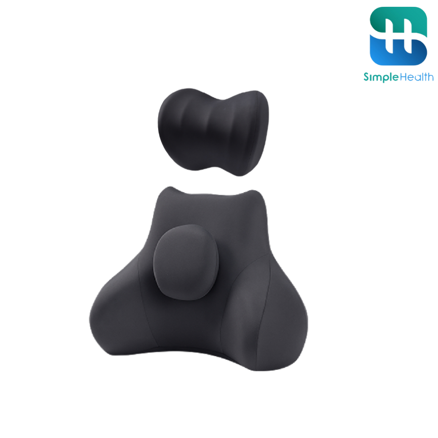 Simple Health TH เบาะรองนั่งเมมโมรี่โฟม SoftCurve Cushion ทรงสรีระ นั่งสบาย ลดปวดหลัง