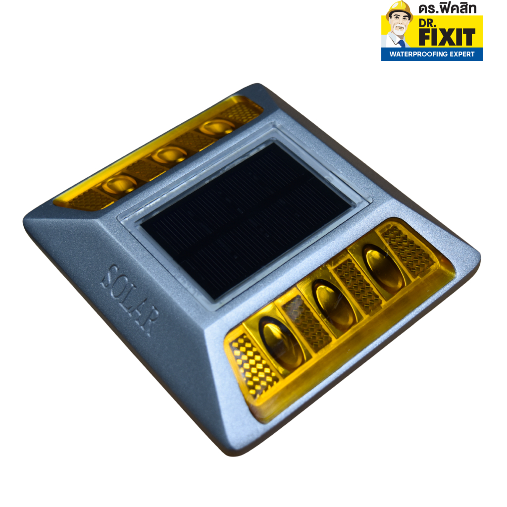 Solar Road Stud รุ่น NK-RS-A6 – หมุดถนนโซลาร์เซลล์ LED (รับน้ำหนัก >20 ตัน) – กันน้ำ IP68 อลูมิเนียม