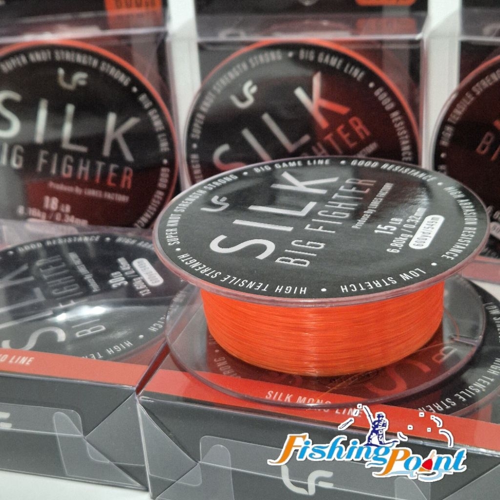 สายเอ็น SILK BIG FIGHTER จากค่าย LF ความยาว 600yds/ม้วน