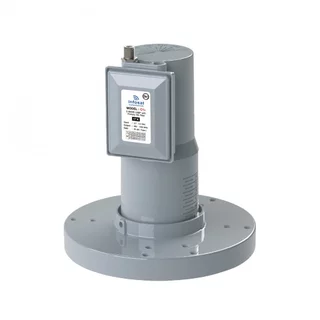 LNBF หัวจาน INFOSATใหม่ล่าสุด รุ่น H-1 ระบบ C-Band ตัดสัญญาณรบกวน 5G หัว LNB + หมวก 5G