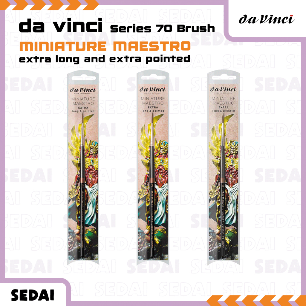 [ ส่งฟรี 🔥 ] พู่กัน Da Vinci Series 70 Brush พูกัน ของแท้ Miniature maestro