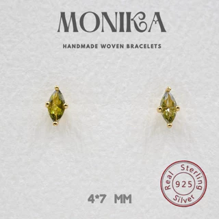 [ต่างหูเงินแท้ 92.5% ]Monika - Minimal Earrings(ดูขนาดก่อนสั่งซื้อ)